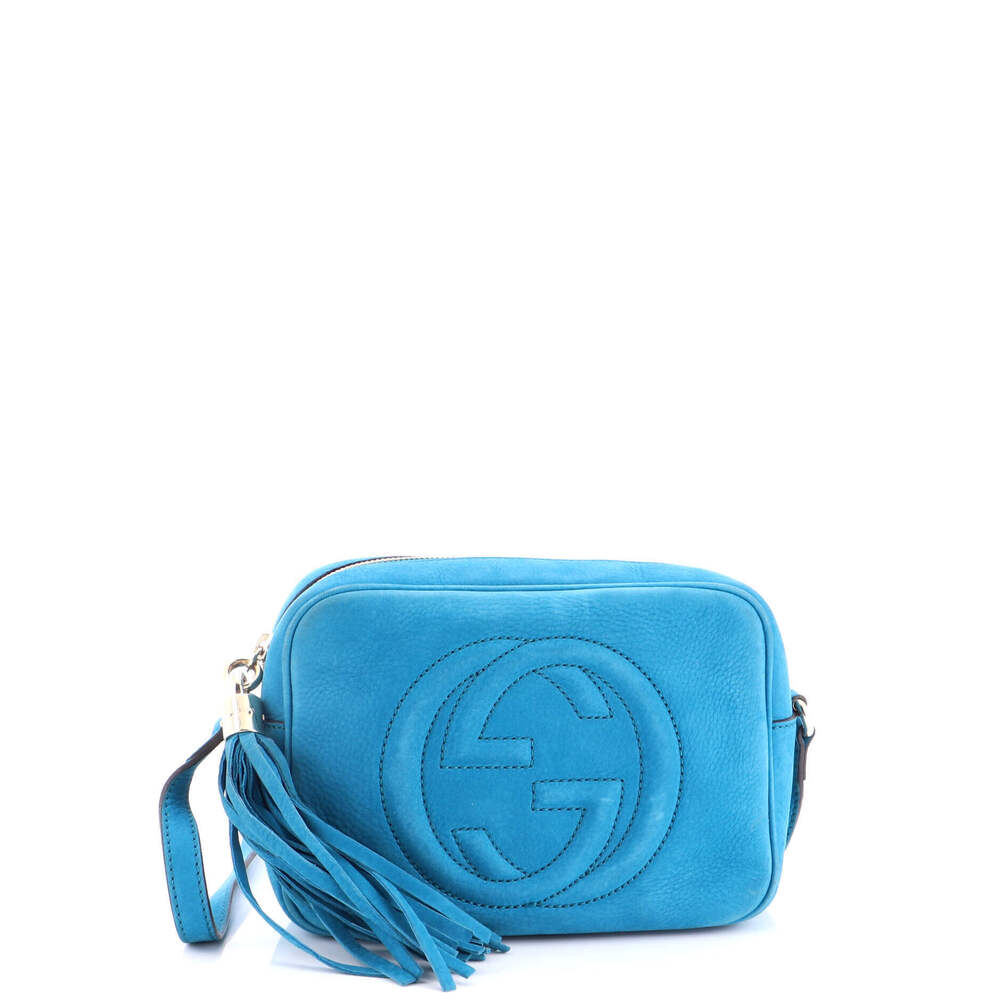 Gucci Small Soho Disco Crossbody Bag Nubuck
